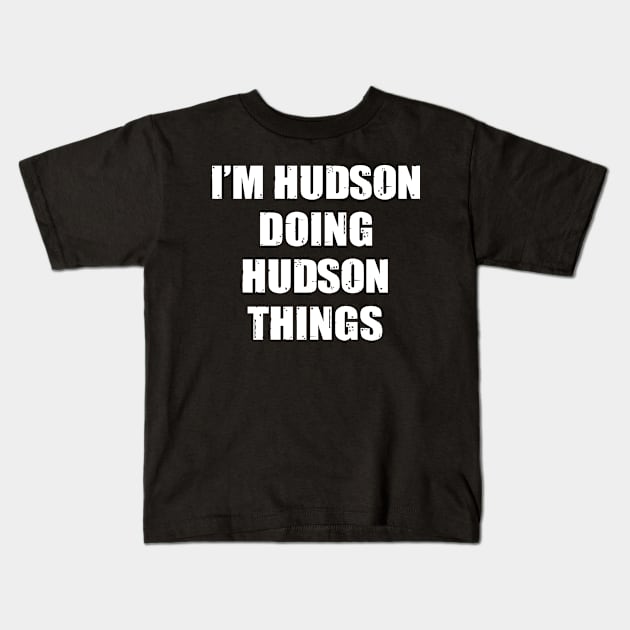 Hudson Kids T-Shirt by family.d